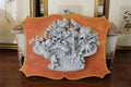 Antique French Floral Relief Plaque