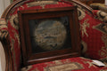 Vintage Engraving with Green Mat Border