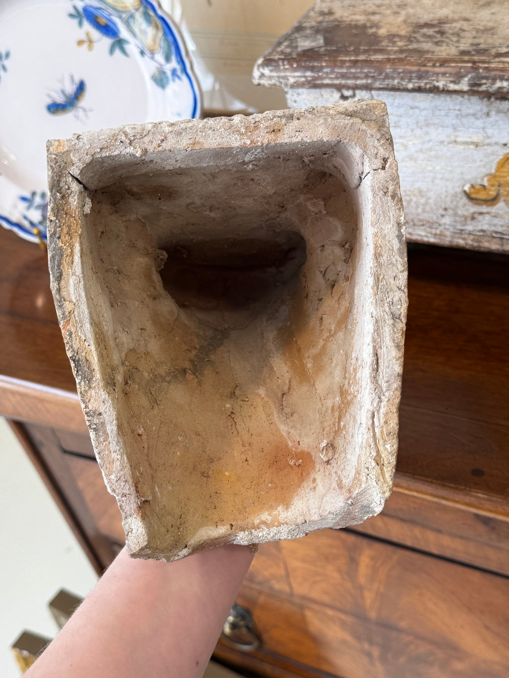19th Century Terracotta Antefix – Salvaged Architectural Fragment