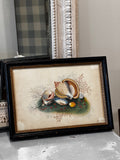 Antique 19th Century Seaside Watercolor - Shells & Coral