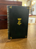 Antique Early 19th Century Green Full Leather Book – Custom Binding, Paris, France