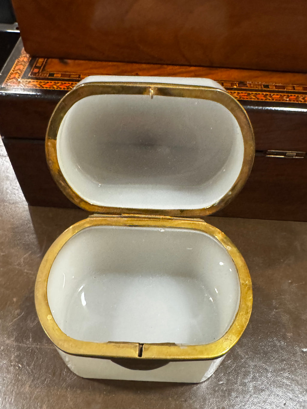French Antique Opaline Casket Box – Stunning Collectible
