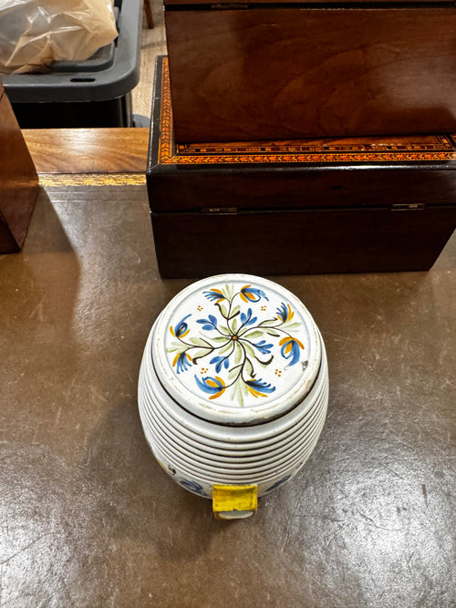 Antique 19th Century Bristol Spirit Barrel Keepsake Porcelain, England