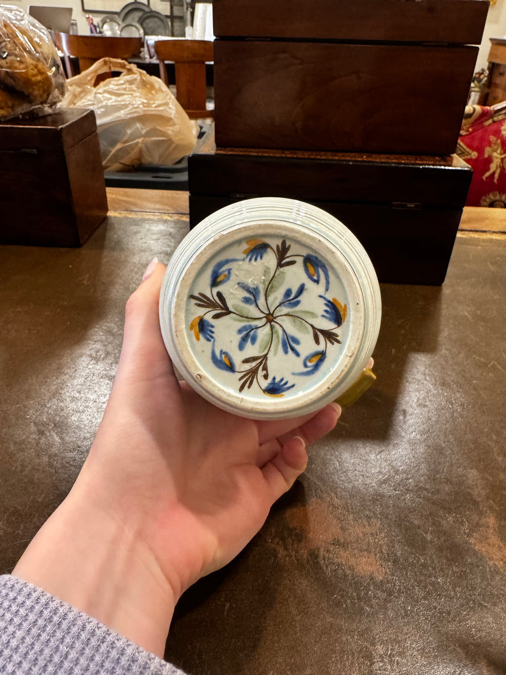 Antique 19th Century Bristol Spirit Barrel Keepsake Porcelain, England