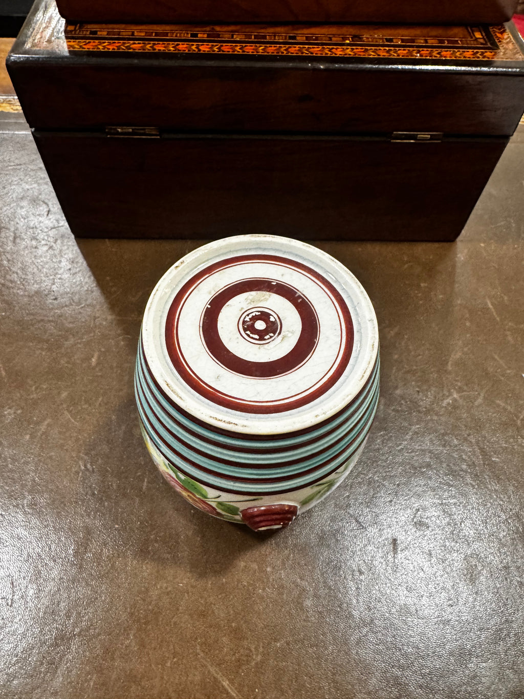 Antique 19th Century Bristol Spirit Barrel Keepsake Porcelain, England