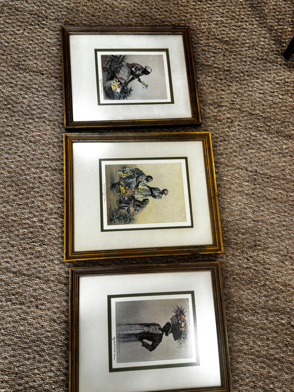 Elizabeth O’Neill Verner Signed Lithographs (Set of 3) – Charleston, SC, 1960s