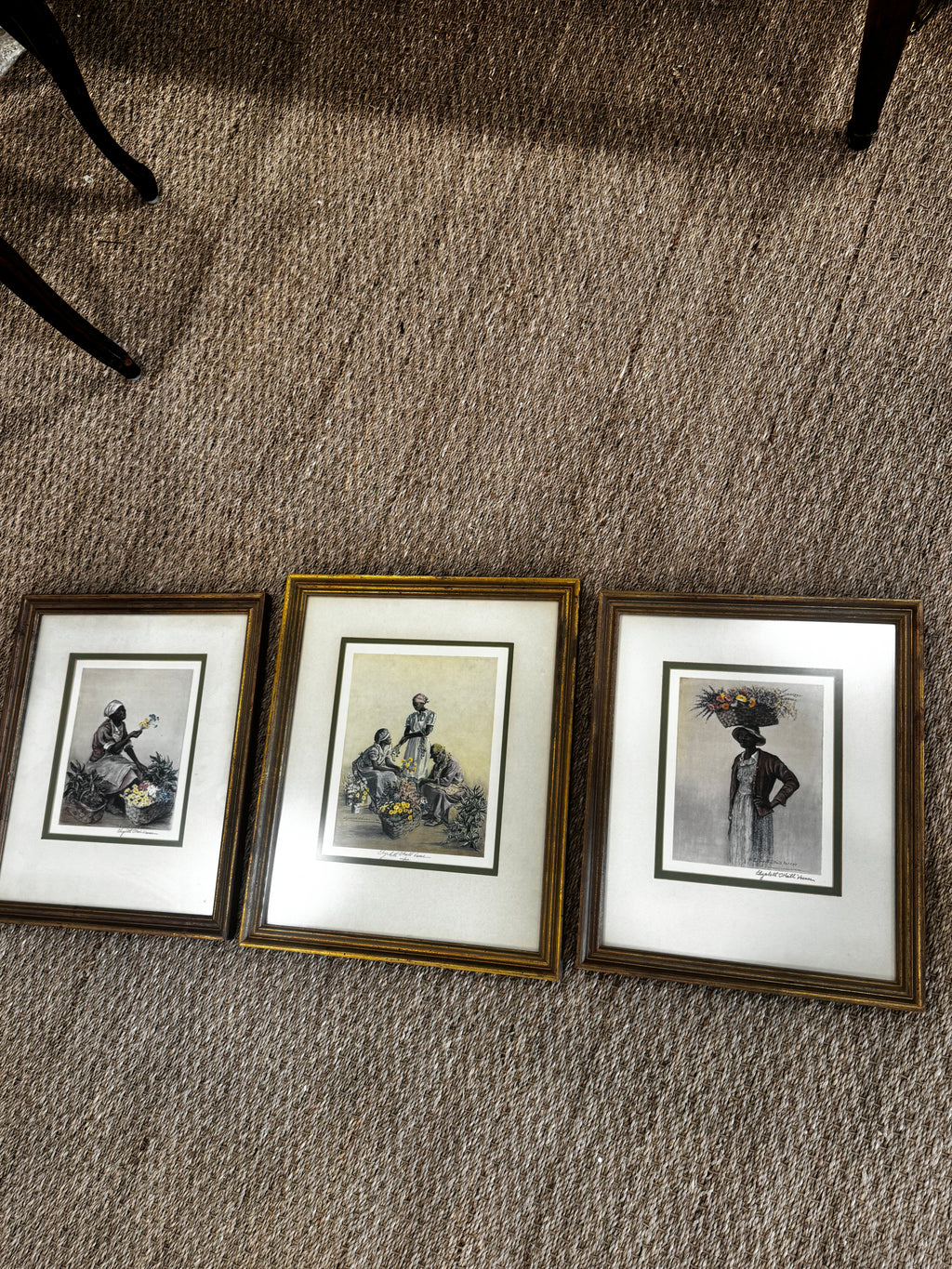 Elizabeth O’Neill Verner Signed Lithographs (Set of 3) – Charleston, SC, 1960s
