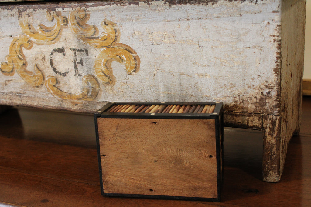 Antique Quill Porcupine Box